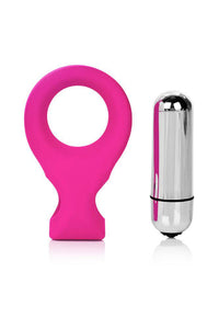 Thumbnail for Cal Exotics - Embrace - Lover's Ring - Vibrating Cock Ring - Pink - Stag Shop