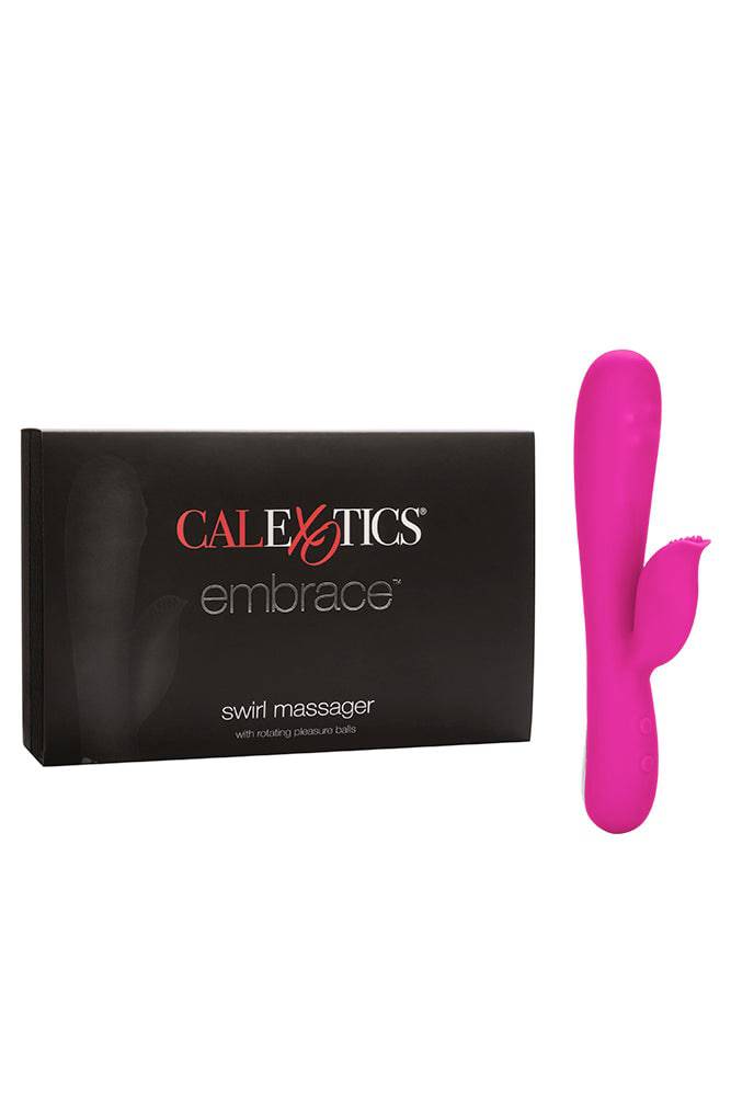 Cal Exotics - Embrace - Swirl Dual Massager - Pink - Stag Shop