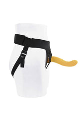 Evolved - Gender X - Sweet Embrace Strap-on Harness & Remote Control Dildo - Orange/Black - Stag Shop