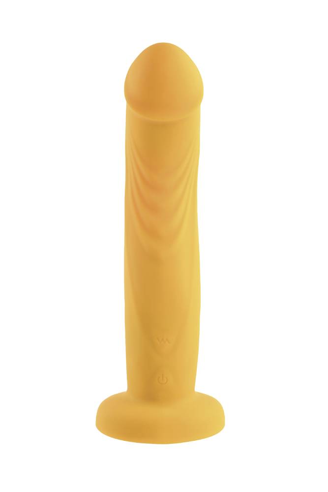 Evolved - Gender X - Sweet Embrace Strap-on Harness & Remote Control Dildo - Orange/Black - Stag Shop
