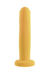 Evolved - Gender X - Sweet Embrace Strap-on Harness & Remote Control Dildo - Orange/Black - Stag Shop