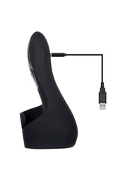 Evolved - Gender X - The Embrace Vibrating Stroker - Black - Stag Shop