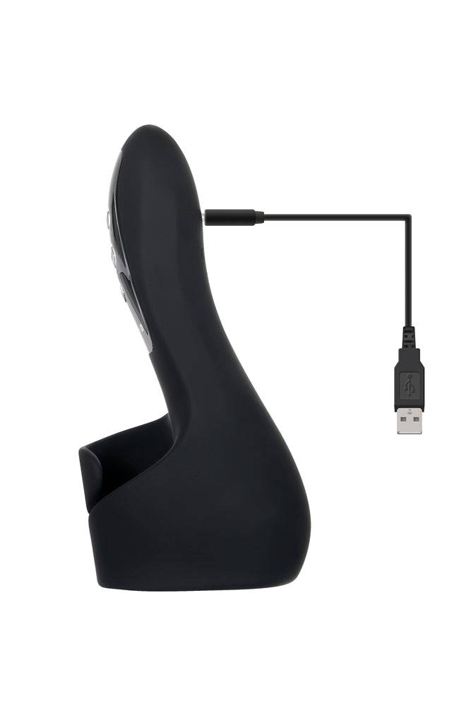Evolved - Gender X - The Embrace Vibrating Stroker - Black - Stag Shop
