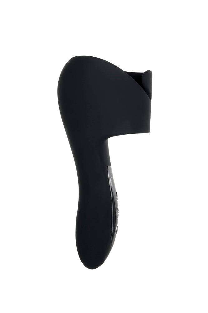Evolved - Gender X - The Embrace Vibrating Stroker - Black - Stag Shop