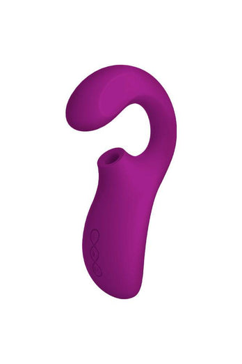 Lelo - Enigma - Dual Stimulation Sonic Clitoral Massager - Deep Rose - Stag Shop
