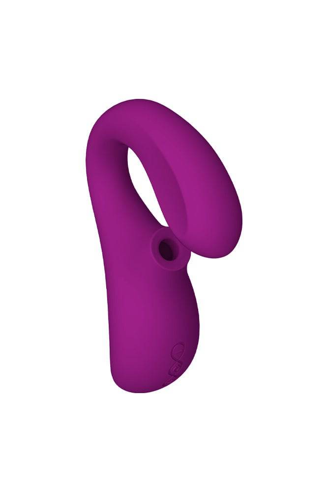 Lelo - Enigma - Dual Stimulation Sonic Clitoral Massager - Deep Rose - Stag Shop