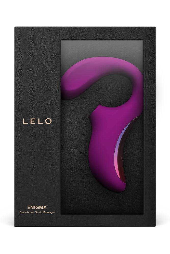 Lelo - Enigma - Dual Stimulation Sonic Clitoral Massager - Deep Rose - Stag Shop