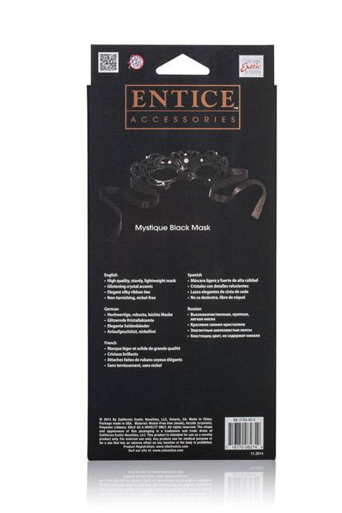 Cal Exotics - Entice - Mystique Black Mask - Stag Shop