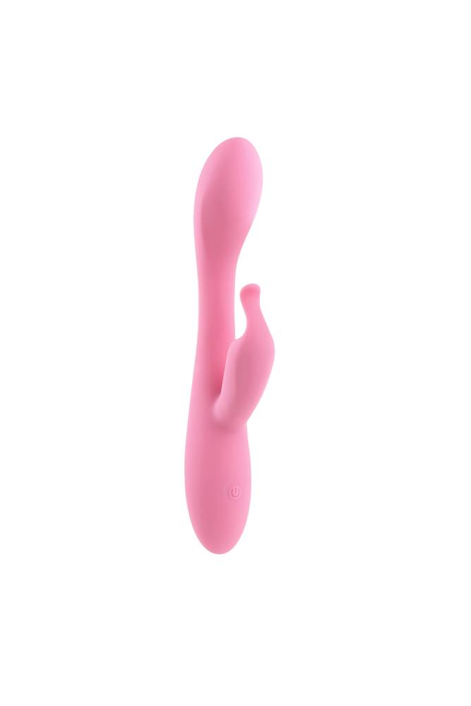 Adam & Eve - Eve's Rechargeable Slimline Rabbit Vibrator  - Pink - Stag Shop