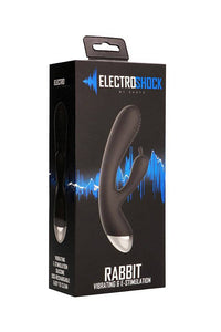 Thumbnail for Shots Toys - Electroshock - E-Stimulation Rabbit Vibrator - Black - Stag Shop