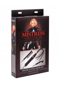 Thumbnail for XR Brands - Mistress by Isabella Sinclaire - Deluxe Silicone E-Stim Wand Kit - Stag Shop