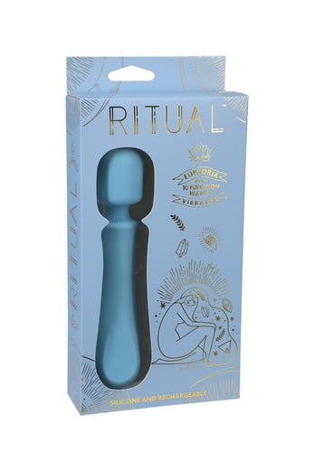 Doc Johnson - Ritual - Euphoria Massage Wand - Blue - Stag Shop