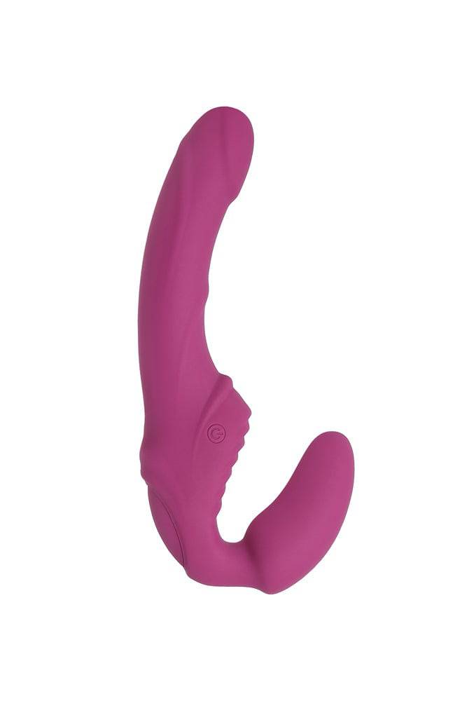 Adam & Eve - Eve's Vibrating Strapless Strap-On - Pink - Stag Shop