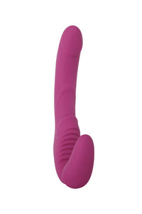 Thumbnail for Adam & Eve - Eve's Vibrating Strapless Strap-On - Pink - Stag Shop