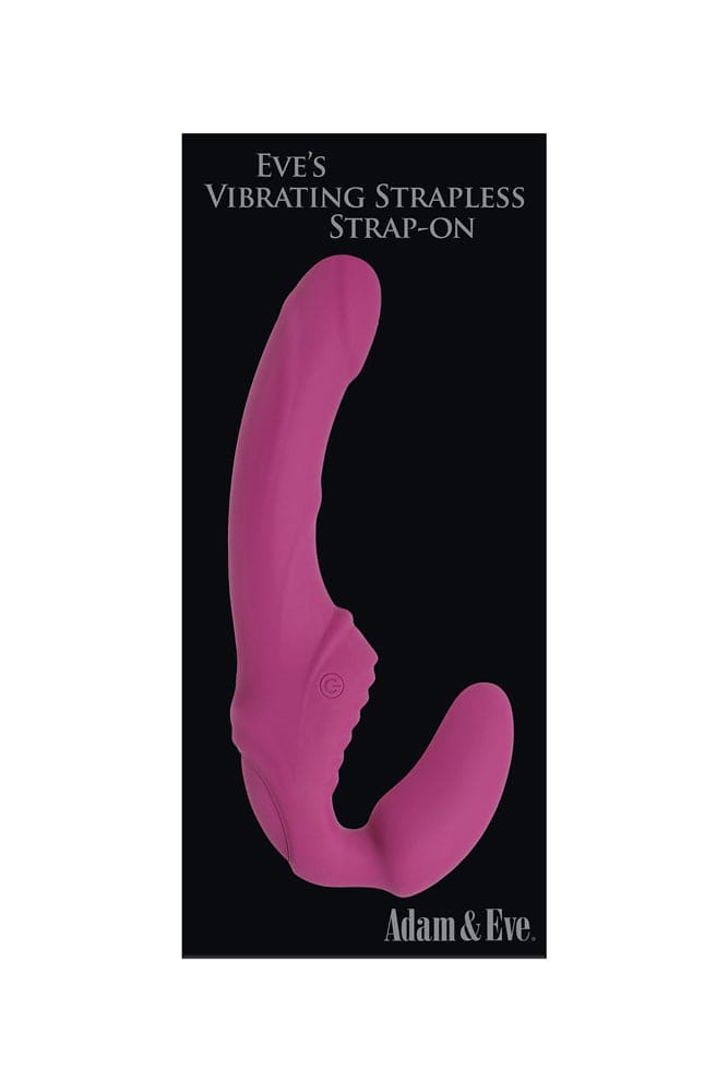 Adam & Eve - Eve's Vibrating Strapless Strap-On - Pink - Stag Shop