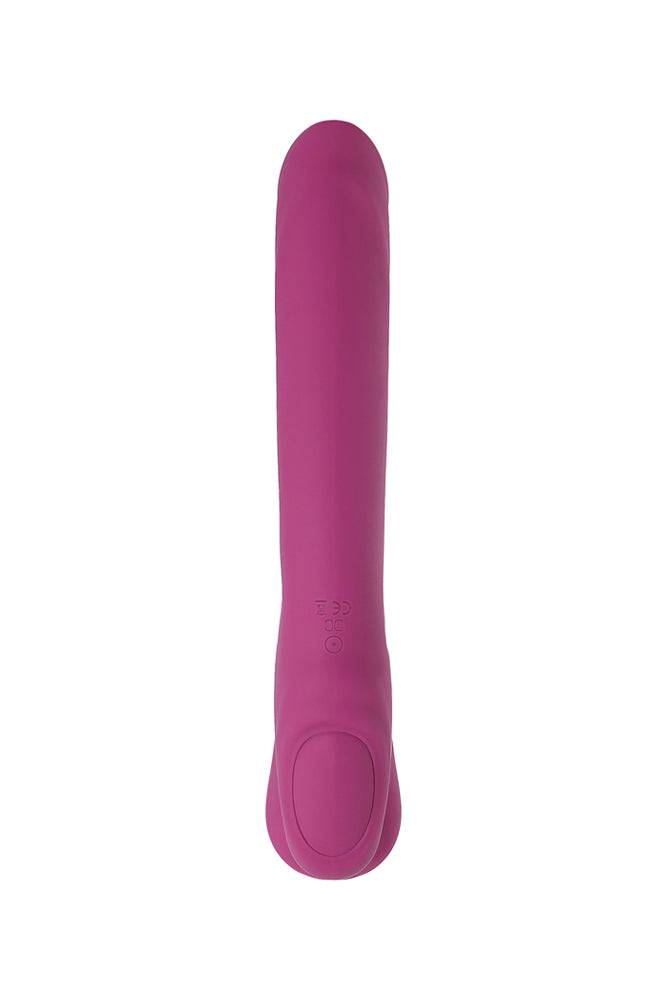 Adam & Eve - Eve's Vibrating Strapless Strap-On - Pink - Stag Shop
