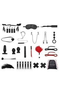 Thumbnail for Electric Eel - Lux Fetish - Everything You Need BDSM In-A-Box 20PC Bedspreaders Set - Stag Shop