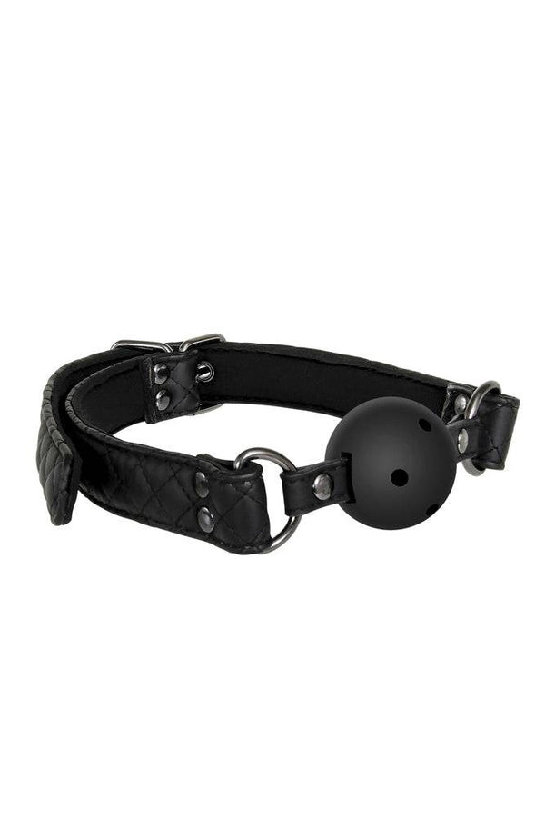 Adam & Eve - Eve's Fetish Dreams Ball Gag - Black - Stag Shop