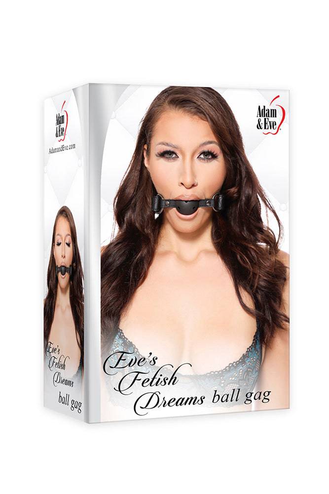 Adam & Eve - Eve's Fetish Dreams Ball Gag - Black - Stag Shop