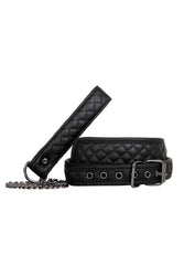Adam & Eve - Eve's Fetish Dreams Collar & Leash - Black - Stag Shop