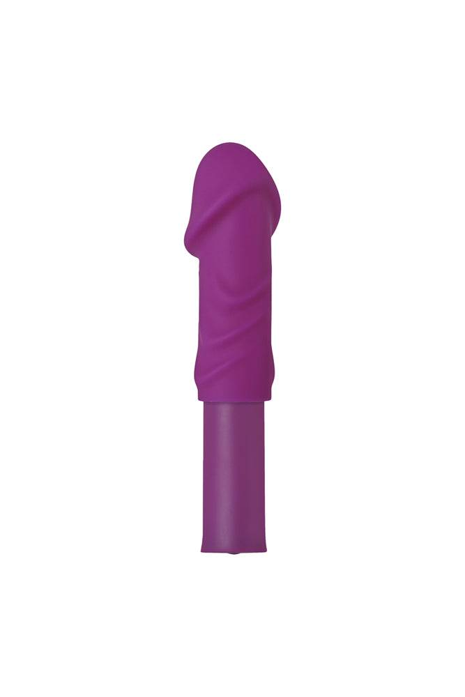 Adam & Eve - Eve's Satin Slim Rechargeable Vibe - Purple - Stag Shop