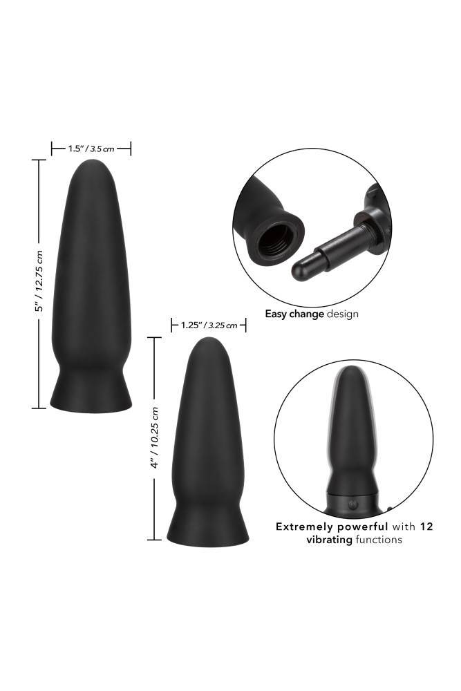 Cal Exotics - Eclipse - Interchangeable Vibrating Anal Probe - Stag Shop
