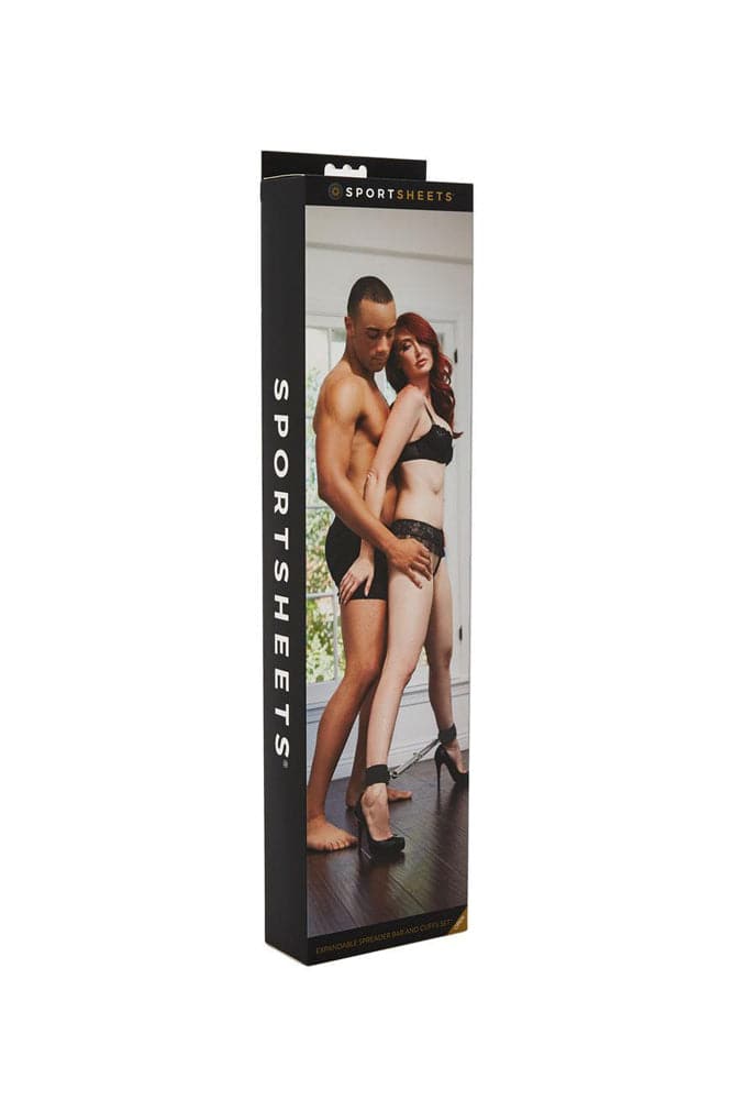 Sportsheets - Expandable Spreader Bar & Cuff Set - Stag Shop