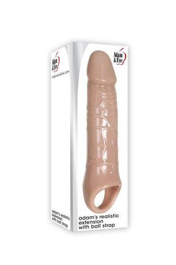 Adam & Eve - Adam's Realistic Extension w/ Ball Strap - Stag Shop