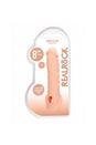 Shots Toys - RealRock - 8 Inch Penis Sleeve with Ball Strap - Beige - Stag Shop