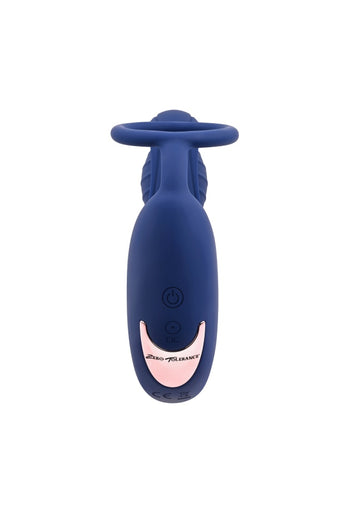 Zero Tolerance - Extra Mile Remote Controlled Prostate Massager with Cock Ring - Blue - Stag Shop