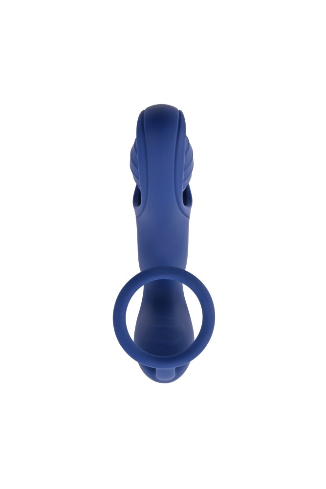 Zero Tolerance - Extra Mile Remote Controlled Prostate Massager with Cock Ring - Blue - Stag Shop
