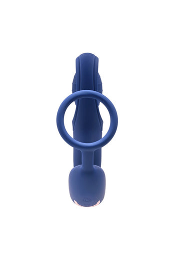 Zero Tolerance - Extra Mile Remote Controlled Prostate Massager with Cock Ring - Blue - Stag Shop