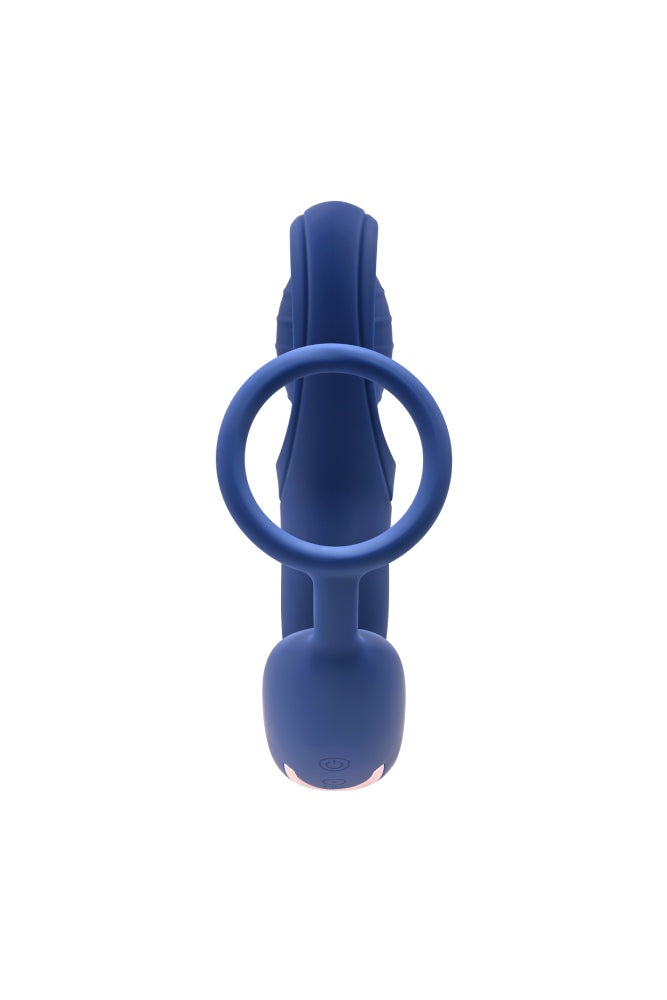 Zero Tolerance - Extra Mile Remote Controlled Prostate Massager with Cock Ring - Blue - Stag Shop