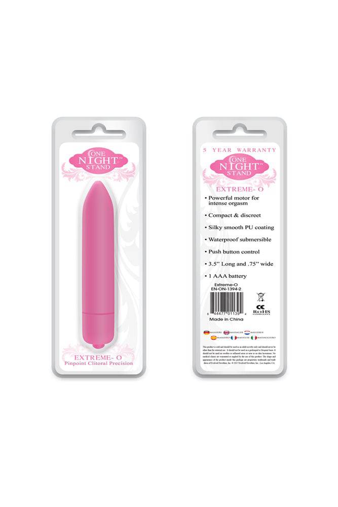 Evolved - One Night Stand - Extreme O Bullet Vibrator - Pink | Stag Shop Evolved - One Night Stand - Extreme O Bullet Vibrator - Pink | Stag Shop