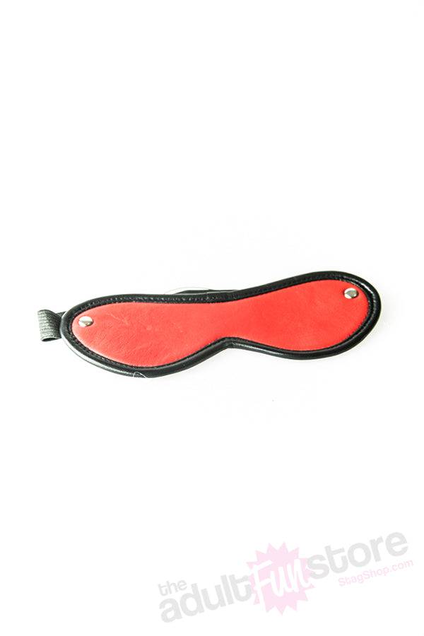 Stag Shop - Leather Blindfold Eye Mask - Red - Stag Shop