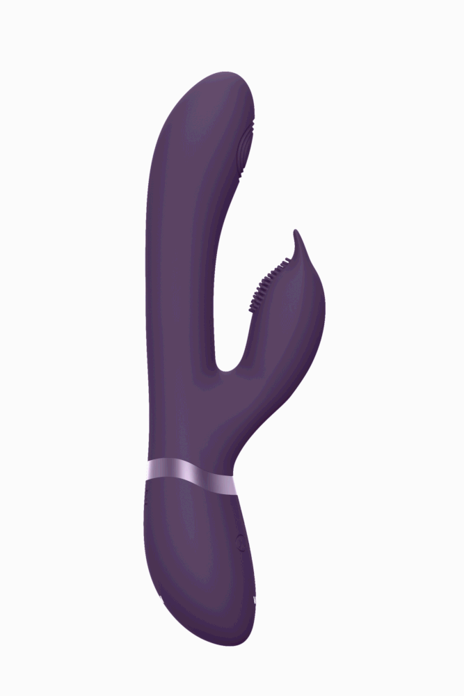 Shots Toys - VIVE - Aimi - Pulse Wave & Vibrating G-Spot Rabbit - Purple - Stag Shop