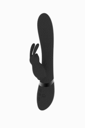 Shots Toys - Taka Inflatable Rabbit Vibrator - Black - Stag Shop