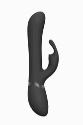 Shots Toys - VIVE - Chou Rabbit Vibrator - Black - Stag Shop