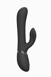 Shots Toys - VIVE - Chou Rabbit Vibrator - Black - Stag Shop