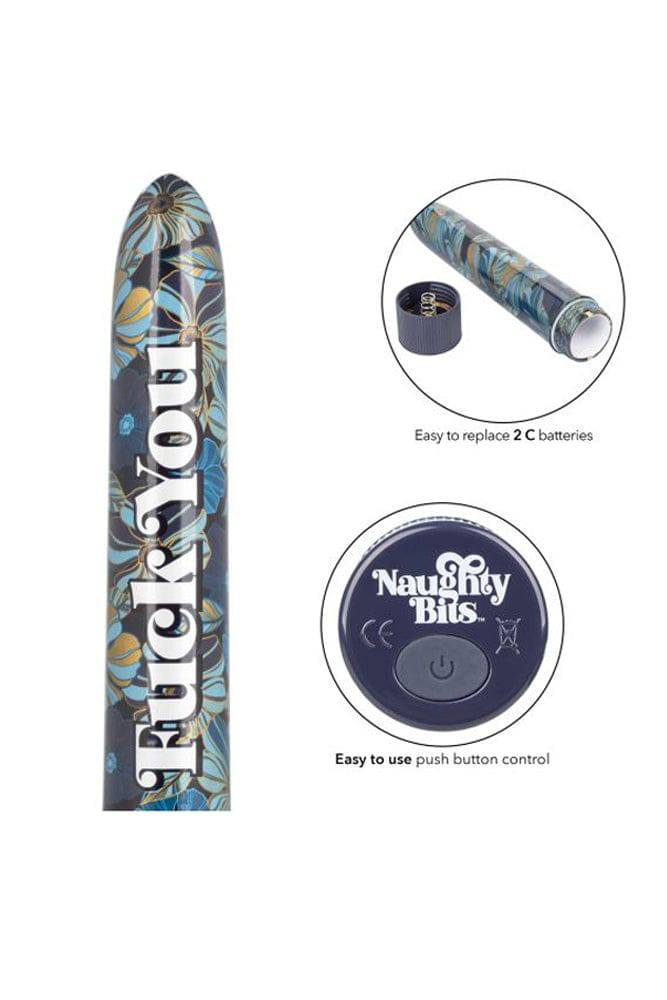 Cal Exotics - Naughty Bits - 'Fuck You' Vibrator - Stag Shop