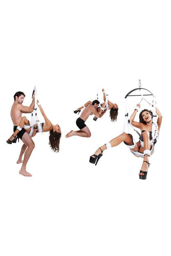 Pipedream - Fetish Fantasy - Fantasy Bondage Swing - White - Stag Shop