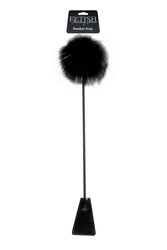 Pipedream - Fetish Fantasy Limited Edition - Feather Tickler & Crop - Black - Stag Shop