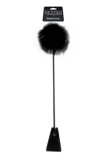 Pipedream - Fetish Fantasy Limited Edition - Feather Tickler & Crop - Black - Stag Shop