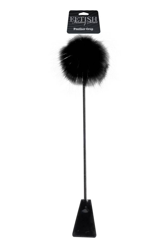 Pipedream - Fetish Fantasy Limited Edition - Feather Tickler & Crop - Black - Stag Shop