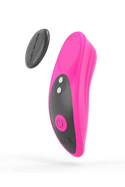 Lovense - Ferri Wearable Bluetooth Panty Vibrator - Black/Pink