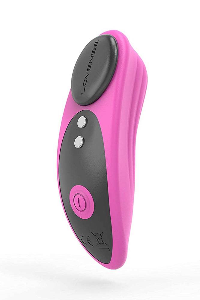 Lovense - Ferri Wearable Bluetooth Panty Vibrator - Black/Pink - Stag Shop