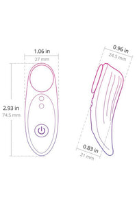Thumbnail for Lovense - Ferri Wearable Bluetooth Panty Vibrator - Black/Pink - Stag Shop