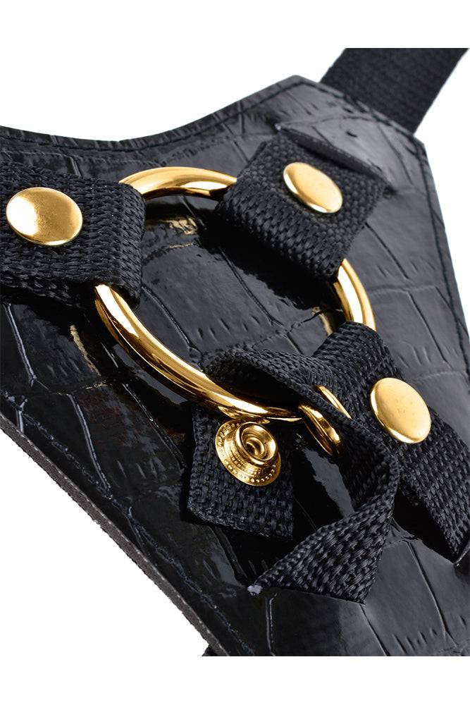 Pipedream - Fetish Fantasy Gold  - Designer Strap-on Set - Black - Stag Shop