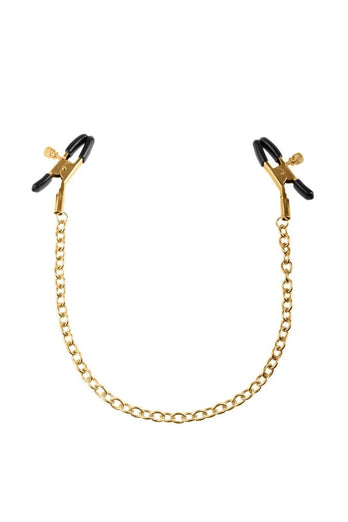 Pipedream - Fetish Fantasy Gold - Nipple Chain Clamps - Stag Shop
