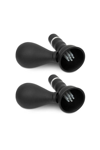 Pipedream - Fetish Fantasy - Cordless Vibrating Nipple Suckers - Black - Stag Shop